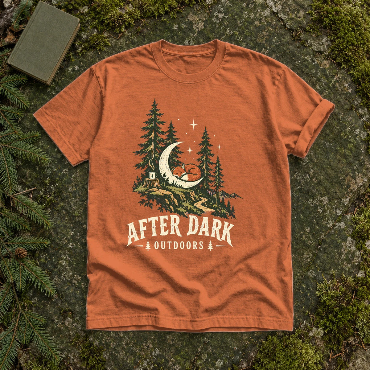 After Dark Outdoors Fox Graphic Tee on Yam Premium Tee