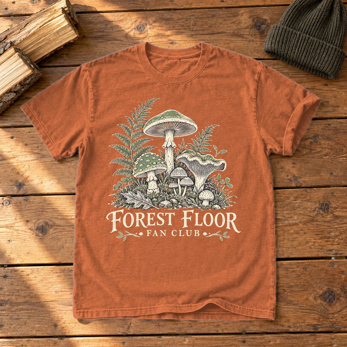 Forest Floor Fan Club Graphic Tee on Yam Premium Tee