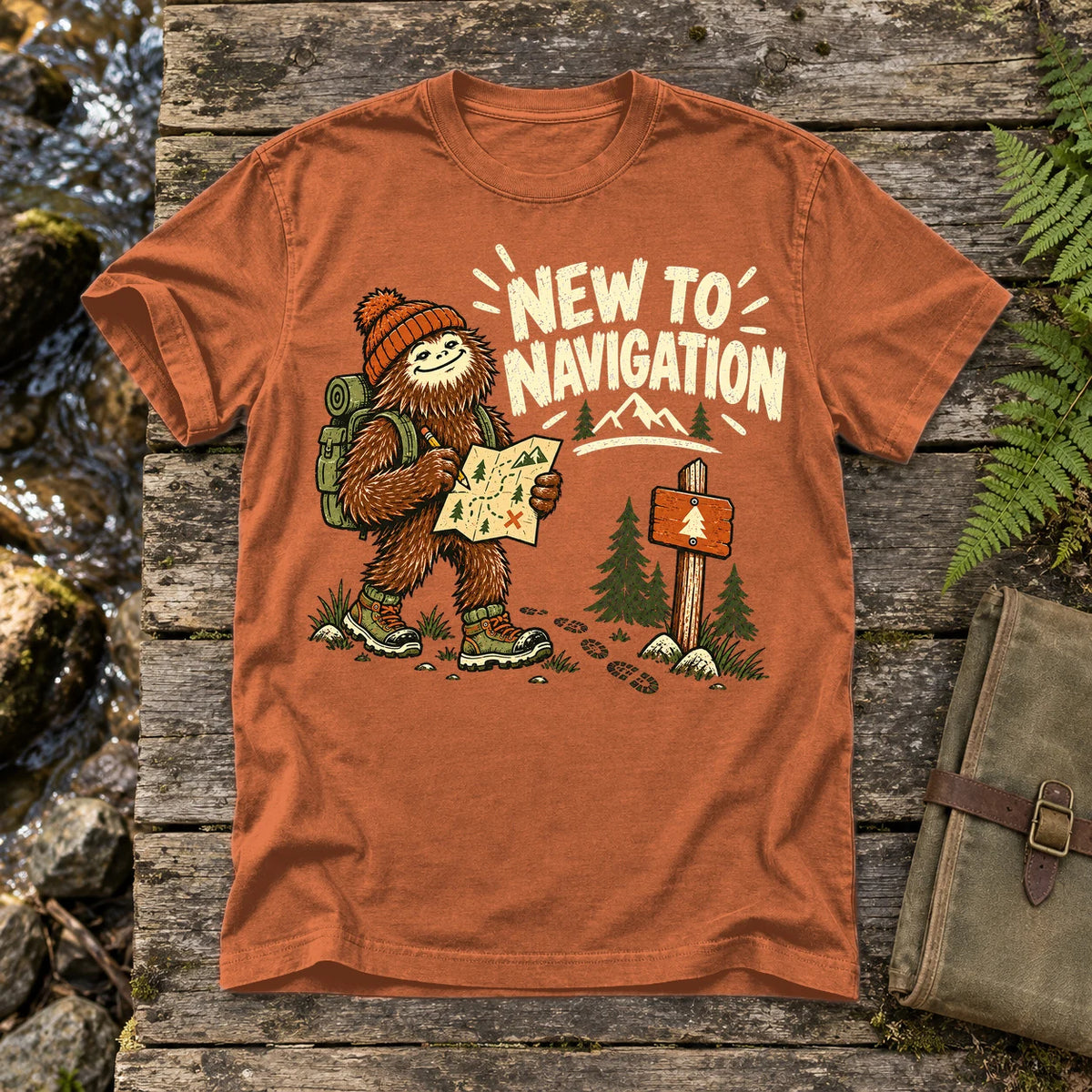 New to Navigation Bigfoot Graphic Tee on Yam Premium Tee