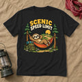 Scenic Speed Limit Sloth Graphic Tee