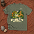 Seemed Flat On The Map Graphic Tee