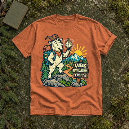 Vibe Navigation Dept Graphic Tee on Yam Premium Tee
