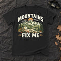 Mountains Fix Me Vintage Graphic Tee