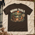Wrong Trails Bigfoot Campfire Graphic Tee