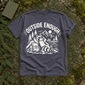 Outside Enough Raccoon Graphic Tee