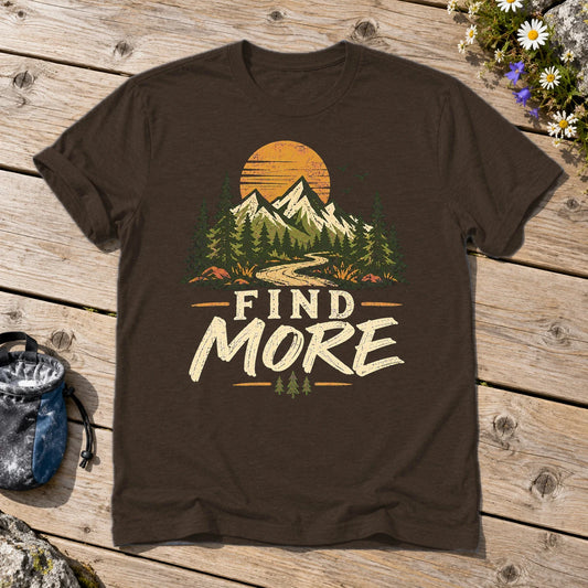 Find More Mountain Trail Graphic Tee on Dark Chocolate Everyday Soft Tee