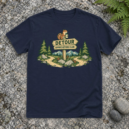 Detour Appreciation Club Graphic Tee on Navy Everyday Soft Tee