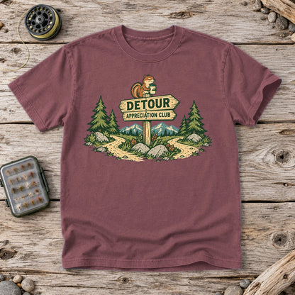Detour Appreciation Club Graphic Tee on Brick Premium Tee