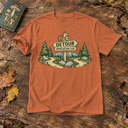 Detour Appreciation Club Graphic Tee on Yam Premium Tee