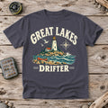 Great Lakes Drifter Lighthouse Graphic Tee