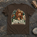 Snacks Before Tracks Bigfoot Graphic Tee