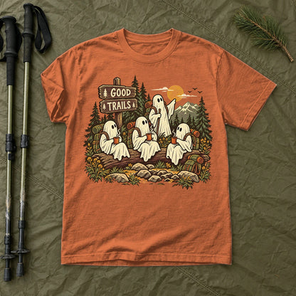 Good Trails Ghost Hikers Graphic Tee on Yam Premium Tee