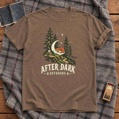 After Dark Outdoors Fox Graphic Tee on Espresso Premium Tee
