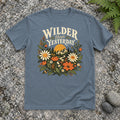 Wilder Than Yesterday Retro Wildflower Graphic Tee