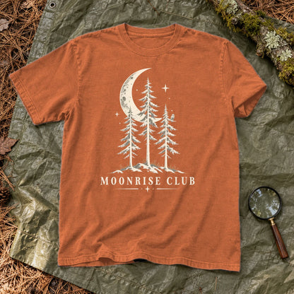 Moonrise Club Celestial Forest Graphic Tee on Yam Premium Tee