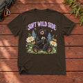 Soft Wild Side Floral Bear Graphic Tee