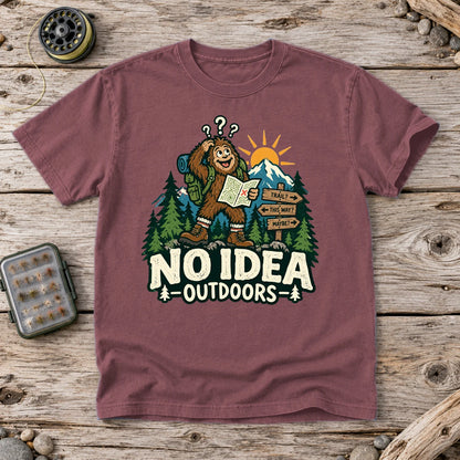 No Idea Outdoors Bigfoot Graphic Tee on Brick Premium Tee