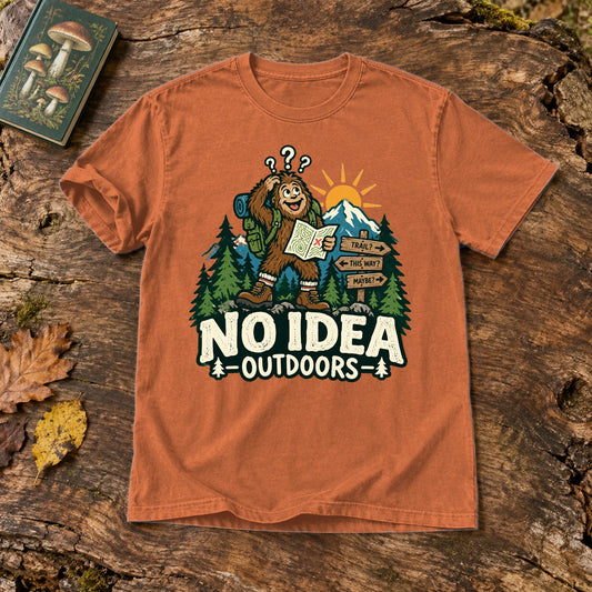 No Idea Outdoors Bigfoot Graphic Tee on Yam Premium Tee
