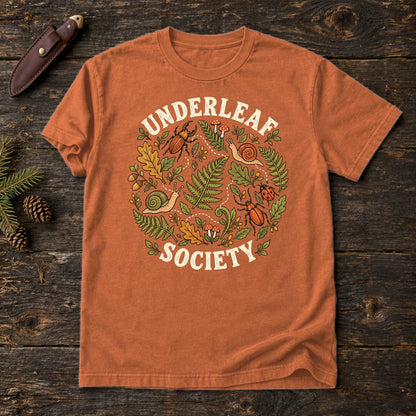 Underleaf Society Botanical Graphic Tee on Yam Premium Tee