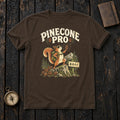 Pinecone Pro Vintage Hiker Squirrel Graphic Tee