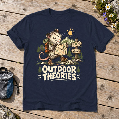 Outdoor Theories Possum Graphic Tee on Navy Everyday Soft Tee
