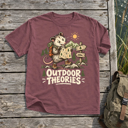 Outdoor Theories Possum Graphic Tee on Brick Premium Tee