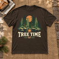 Tree Time Vintage Nature Graphic Tee