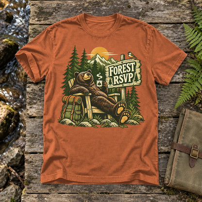 Forest RSVP Vintage Bear Graphic Tee on Yam Premium Tee