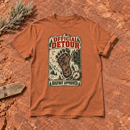 Official Detour Bigfoot Graphic Tee on Yam Premium Tee