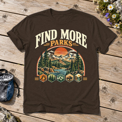 Find More Parks Vintage Graphic Tee on Dark Chocolate Everyday Soft Tee