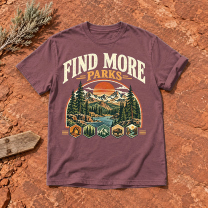 Find More Parks Vintage Graphic Tee on Brick Premium Tee