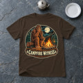 Campfire Witness Bigfoot Graphic Tee