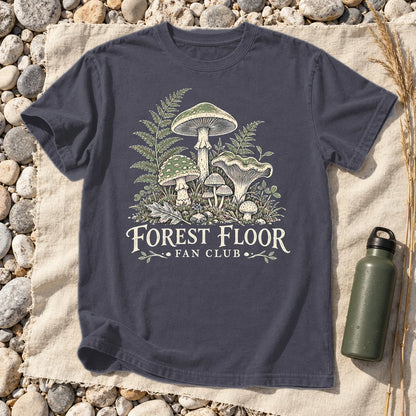 Forest Floor Fan Club Graphic Tee on Navy Premium Tee