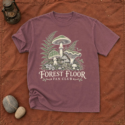 Forest Floor Fan Club Graphic Tee on Brick Premium Tee