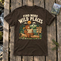 Find More Wild Places Bear Graphic Tee