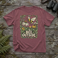Bee Outside Vintage Botanical Graphic Tee
