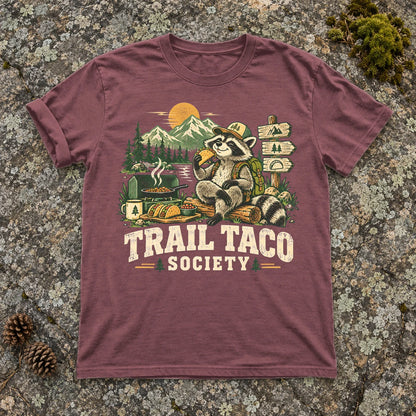 Trail Taco Society Graphic Tee on Brick Premium Tee