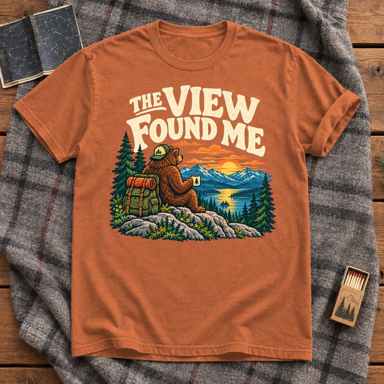The View Found Me Graphic Tee on Yam Premium Tee