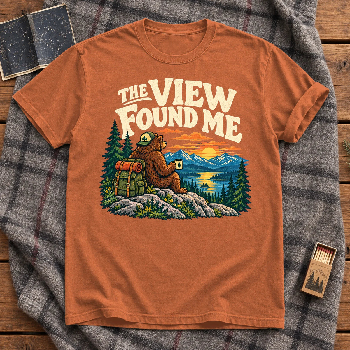 The View Found Me Graphic Tee on Yam Premium Tee