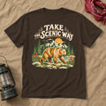 Take The Scenic Way Bear Graphic Tee