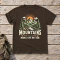 Mountains Make Life Better Graphic Tee