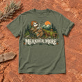 Meander More Sloth Camping Graphic Tee
