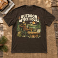Outdoor Office Hours Bear Graphic Tee