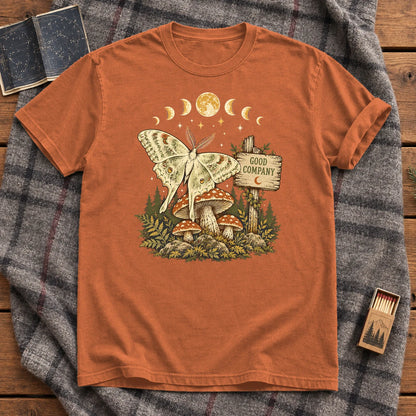 Good Company Luna Moth Graphic Tee on Yam Premium Tee