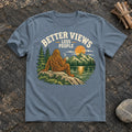 Better Views Less People Bigfoot Graphic Tee