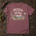 Petals Before Peaks Floral Mountain Graphic Tee